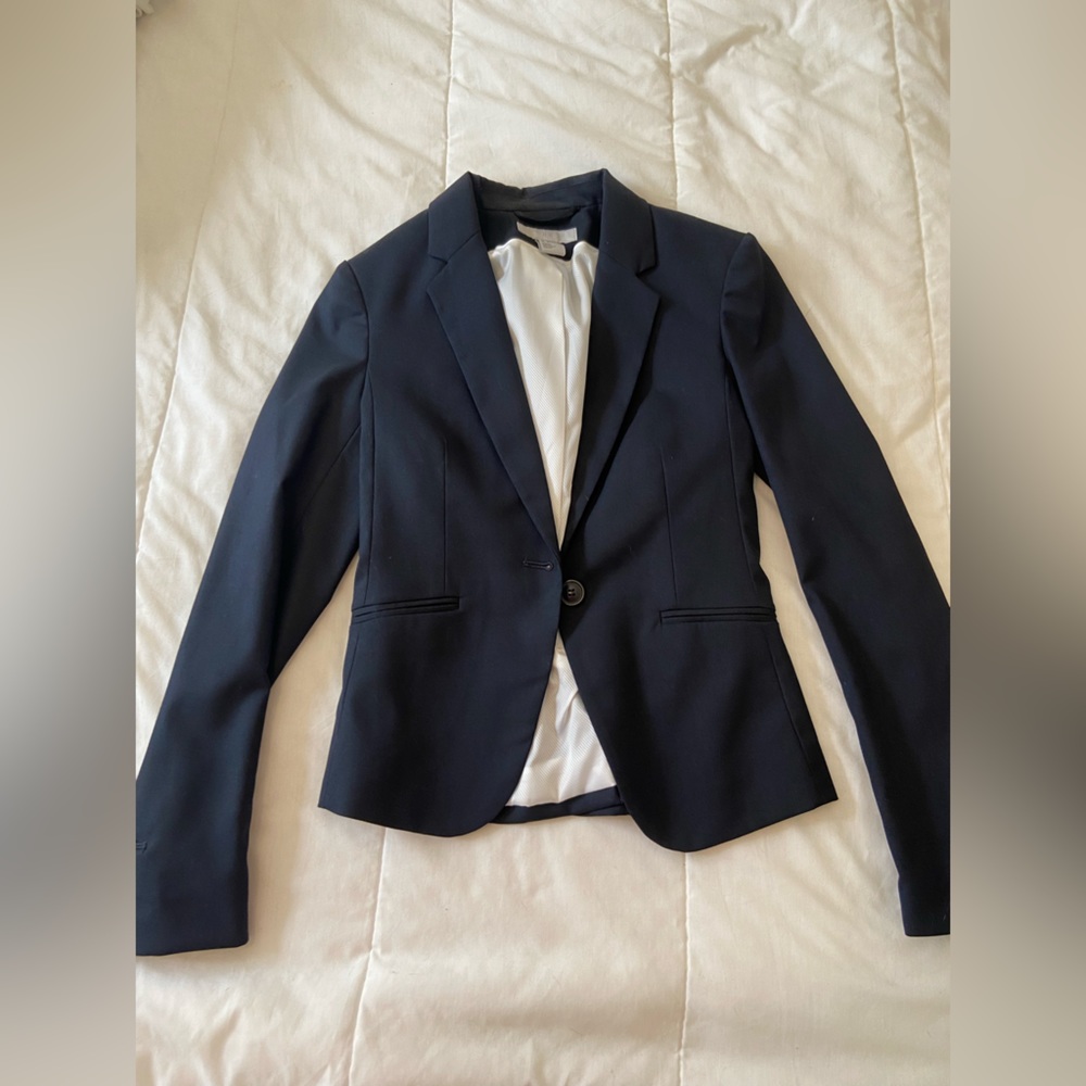 Navy blue blazer, h&m